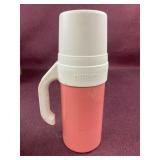 Vintage Pink Metal THERMOS Made in USA with