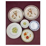 (6) Assorted plates