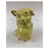Shawnee Pottery? Pig bank, missing stopper 3 1/2ï¿½