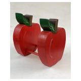 Wooden Apple napkin holder