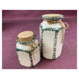 (2) Tender Heart treasures Spongeware style