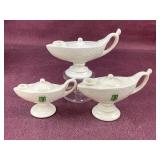 (3) Aladdin Lamp type Candle Holders