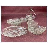 Assorted Serving dishes including Tiara