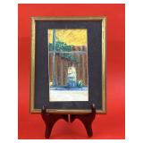 Framed Painting Looking Through a Window 7ï¿½x 8
