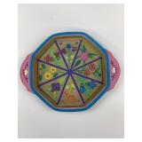 Brown Bag Cookie Art hand painted tray