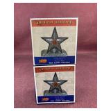 (2) American Heritage Tea light holders, new in