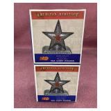 (2) American Heritage Tea light holders, new in