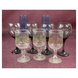 (9) Assorted Stemware pieces