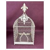 Metal Bird Cage, has some rust 9 1/4ï¿½x 9 1/2ï¿½x