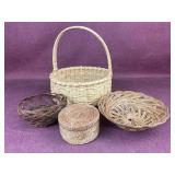 (4) Assorted Baskets