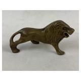 Brass lion, 2ï¿½ tall