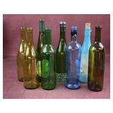 (8) Assorted wine bottles