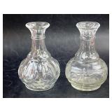 EAPG vase and Wheaton? Thumbprint vase