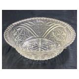 Vintage Anchor Hocking Stars & Bars Glass Bowl,
