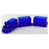 Cobalt Blue 3 Piece train set