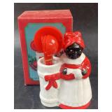 1992 Black American Measuring Spoon Holder by