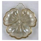 Jeannette Carnival Glass light Marigold Three