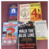 (6) James Patterson Paperbacks and a hardback,