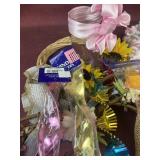 Assorted decorative wreaths, wall decor and more