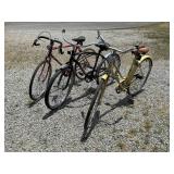 (3) Assorted Size Bicycles,  need repair