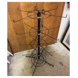 Metal display rack, each row turns 20ï¿½x35ï¿½