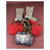 Womenï¿½s size 5 1/2 boots, Shein oversize blouses,