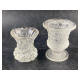 (2) Vintage Toothpick holders, one has chigger