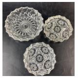 (3) Vintage ashtrays
