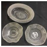 Vintage Anchor Hocking Depression Glass Bowl,