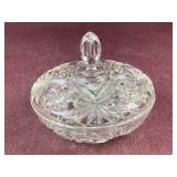 Vintage Anchor Hocking Star of David candy dish