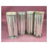 (4) Metal Bread tubes, they all have some rust