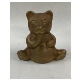 Brass Figurine Teddy Bear 4ï¿½ tall