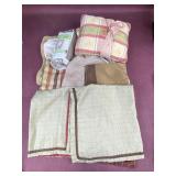 Assorted Curtains, pillow covers, pillow and