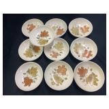 (10) Vintage Metlox Poppytrail Woodland Gold
