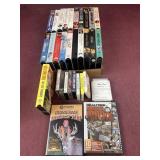 Assorted VHS Tapes, Cassettes and more