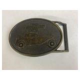 Vtg Chevrolet Chevy Car Belt Buckle RJ Roberts