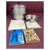 Pots, pans and books