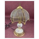 Vintage Table top Touch Lamp with porcelain,