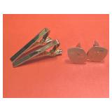 Silvertone and Goldtone Cufflinks