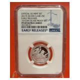 2017 S Silver Clark 25C Early Releases 10-Coin