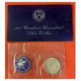 1971 Eisenhower Uncirculated Silver Dollar