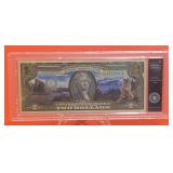 Bradford Exchange $2 Bill Uncirculated Olympic