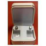 Moissanite diamond earrings 2 cwt
