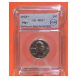 1992-P Skip Fazzari, Senior Numismatist Quarter,