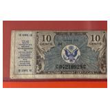 U.S. Military Payment Certificate 10 Cent Series