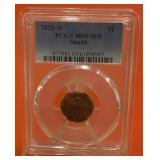 2025-D Penny PCGS MS65RD Shield