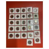 (27) Assorted Foreign Coins