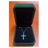 925 Necklace with with 1CTW Moissanite Diamond