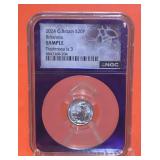 2024 Great Britain S20P Brittania Sample 1oz.