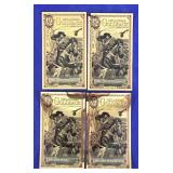 (4) 1/2 Dollar Oklahoma Goldbacks